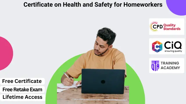 Certificate on Health and Safety for Homeworkers