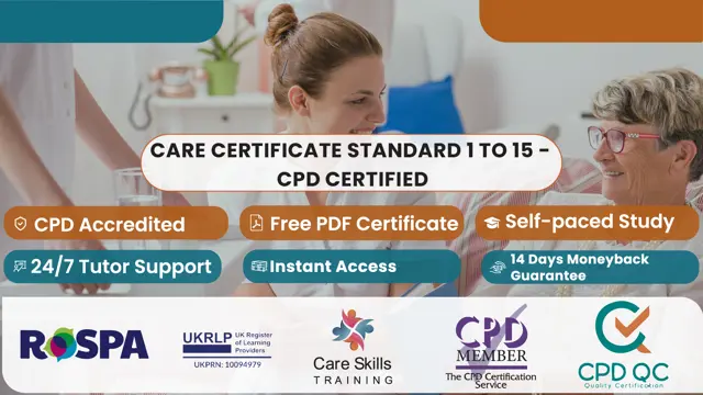 Care Certificate Standard 1 to 15 - CPD Certified 15 in 1 Bundle