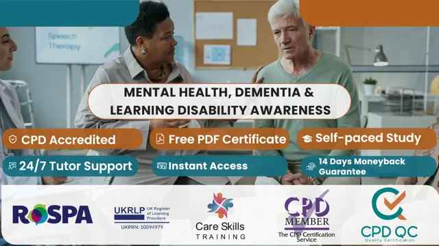 Mental Health, Dementia & Learning Disability Awareness