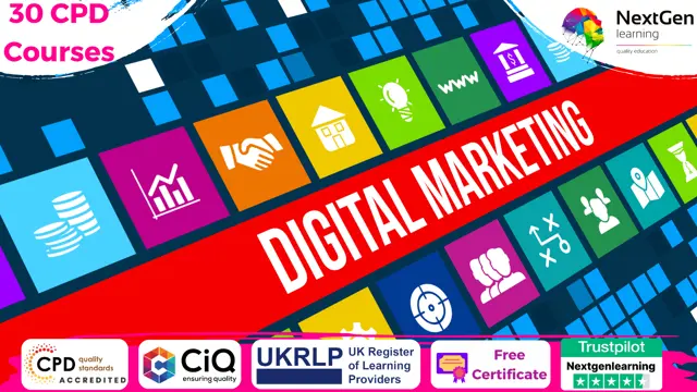 Digital Marketing : Ecommerce, SEO & Social Media Marketing - 30 Courses Bundle