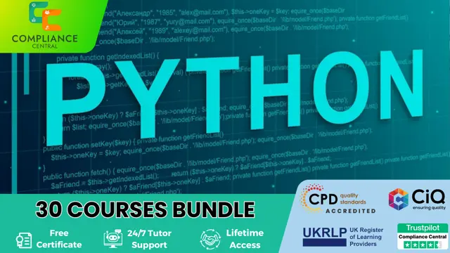 Python for Data Science and Machine Learning-(30 in 1) CPD Accredited Courses!