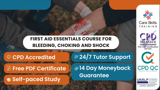 First Aid Essentials Course For Bleeding, Choking And Shock