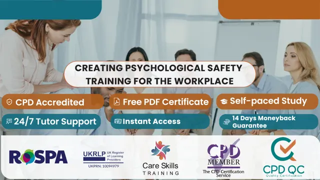 Creating Psychological safety training for the workplace