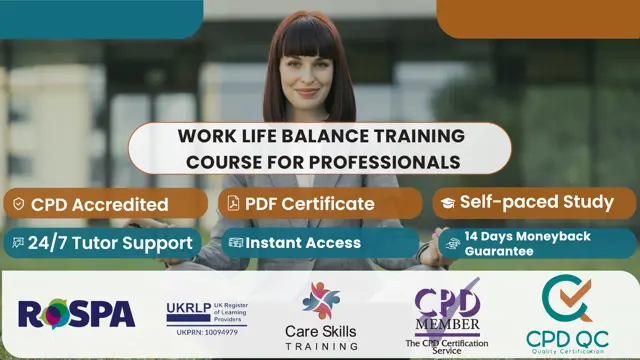 Work Life Balance Training course for Professionals