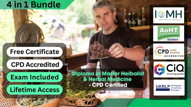 Diploma in Master Herbalist & Herbal Medicine - CPD Certified