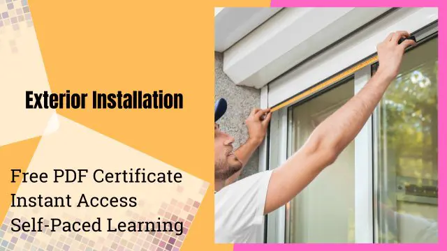 Level 5 Diploma in Exterior Installation