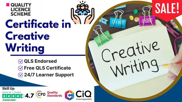 Certificate in Creative Writing at QLS Level 3