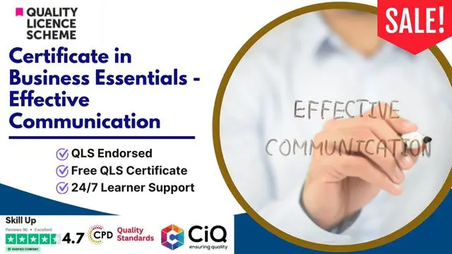 Certificate in Business Essentials - Effective Communication at QLS Level 3