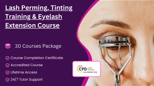 Lash Perming, Tinting Training & Eyelash Extension Course