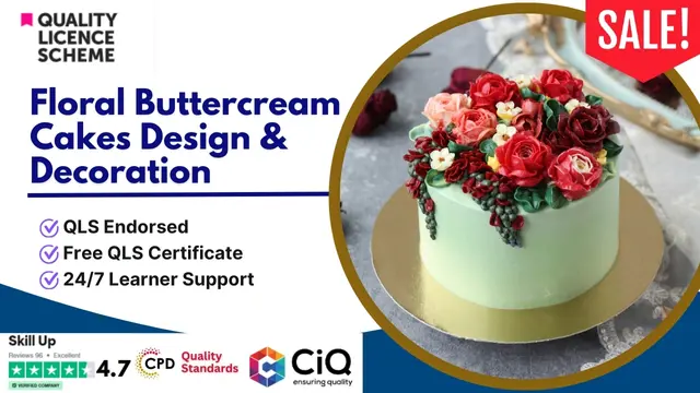 Certificate in Floral Buttercream Cakes Design and Decoration at QLS Level 3