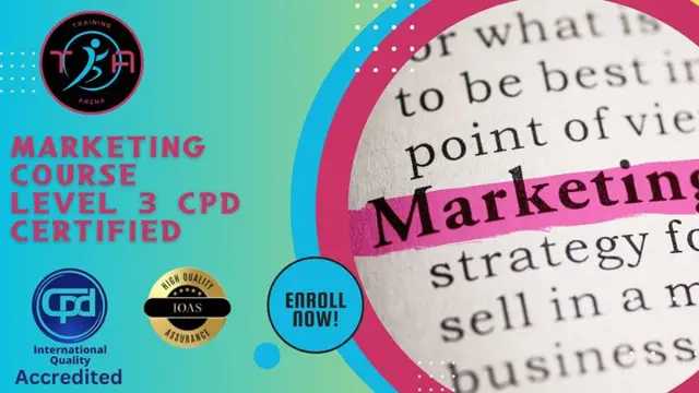 Marketing Course Level 3 CPD Certified