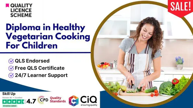 Diploma in Healthy Vegetarian Cooking For Children at QLS Level 2