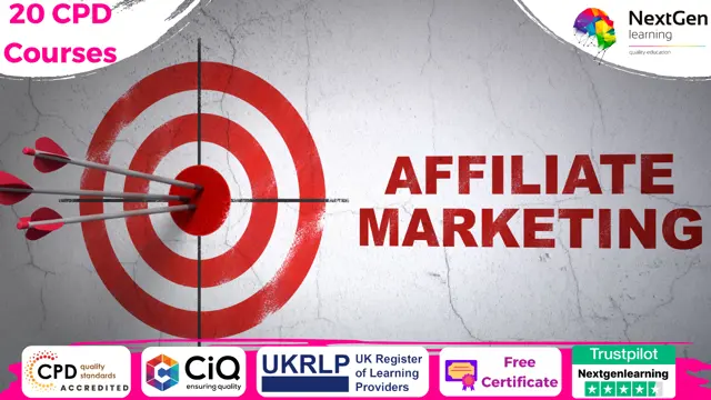 Affiliate Marketing with Digital Marketing, SEO, Ecommerce - 20 CPD Courses