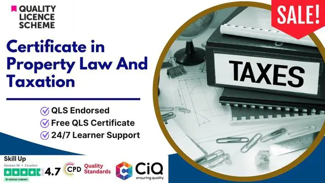 Certificate in Property Law And Taxation at QLS Level 3