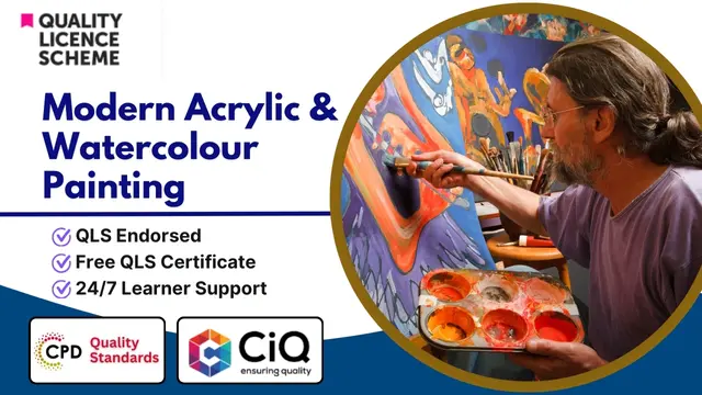 Certificate in Modern Acrylic and Watercolour Painting at QLS Level 3