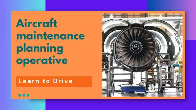 Aircraft maintenance planning operative