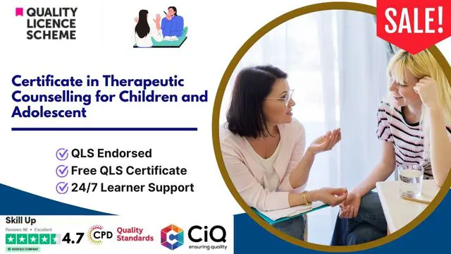 Certificate in Therapeutic Counselling for Children and Adolescent at QLS Level 3