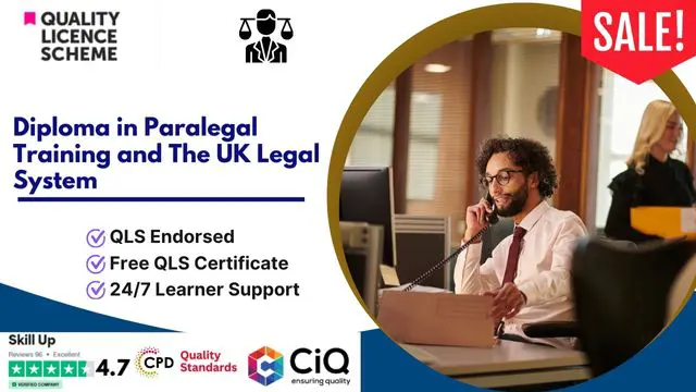 Diploma in Paralegal Training and The UK Legal System at QLS Level 5