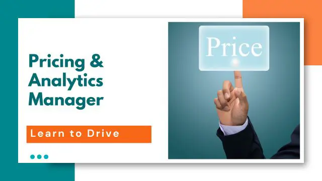 Pricing & Analytics Manager