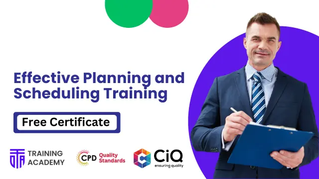 Effective Planning and Scheduling Training