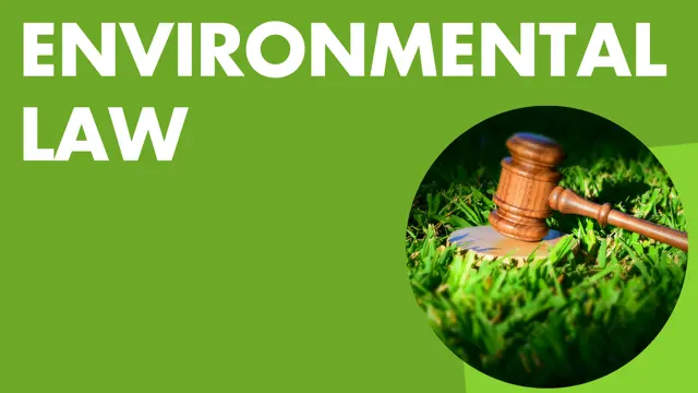 Advance Diploma in Environmental Law (A-Z) Complete - CPD Endorse