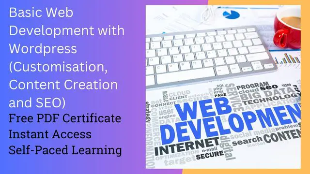 Basic Web Development with Wordpress (Customisation, Content Creation and SEO)