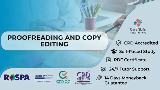 Level 4 Proofreading and Copy Editing diploma Course