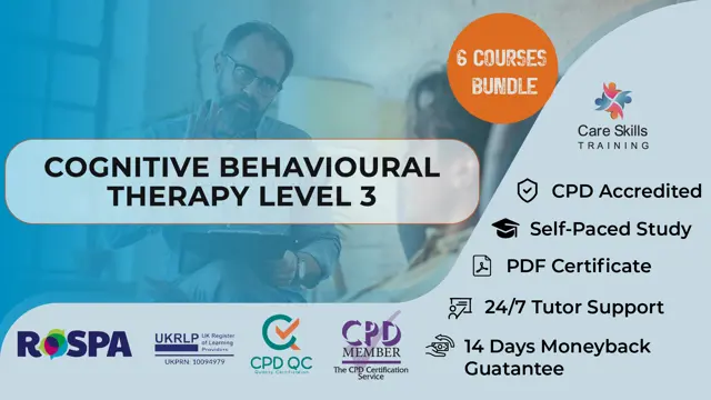 Cognitive Behavioural Therapy (CBT) Level 3 Diploma  - CPD Certified