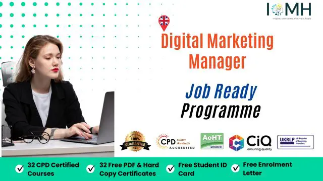 Digital Marketing Manager - Job Ready Skills Programme with Money Back Guarantee