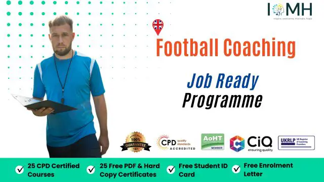 Football Coaching - Job Ready Skills Programme with Money Back Guarantee