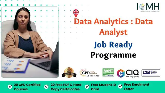 Data Analytics: Data Analyst - Job Ready Skills Programme with Money Back Guarantee