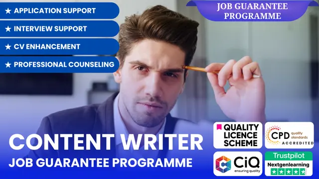 Content Writer - Job Guarantee Programme with Career & Application Support