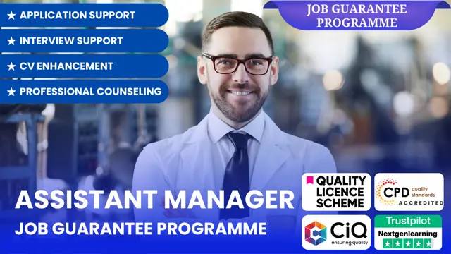 Assistant Manager - Job Guarantee Programme with Career & Application Support