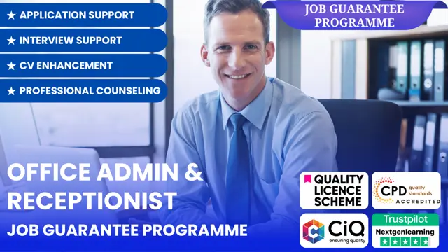 Office Admin & Receptionist - Job Guarantee Programme with Career & Application Support