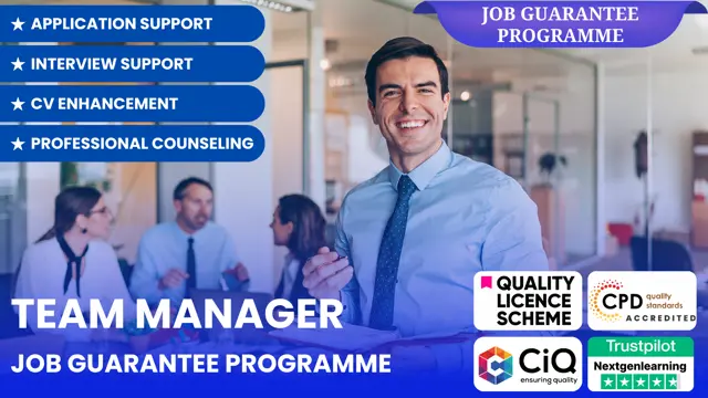 Team Manager - Job Guarantee Programme with Career & Application Support