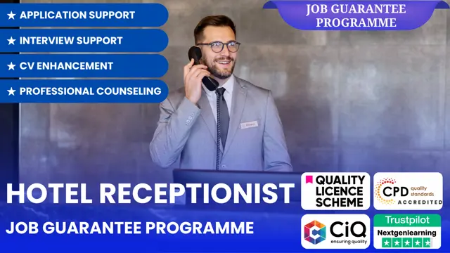 Hotel Receptionist - Job Guarantee Programme with Career & Application Support