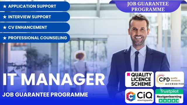 IT Manager - Job Guarantee Programme with Career & Application Support