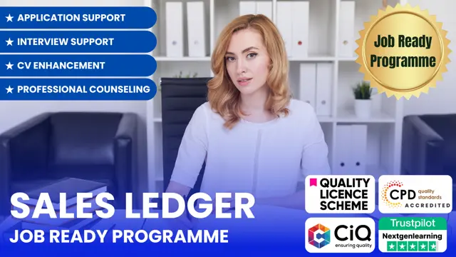 Sales Ledger - Job Ready Programme with Career Support & Money Back Guarantee