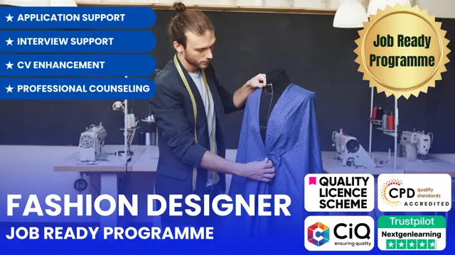 Fashion Designer - Job Ready Programme with Career Support & Money Back Guarantee