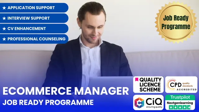 Ecommerce Manager - Job Ready Programme with Career Support & Money Back Guarantee