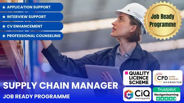 Supply Chain Manager - Job Ready Programme with Career Support & Money Back Guarantee