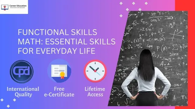 Functional Skills Math: Essential Skills for Everyday Life