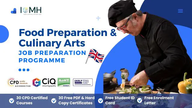 Food Preparation & Culinary Arts - Job preparation Programme