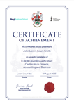 Reed Business School Certificate