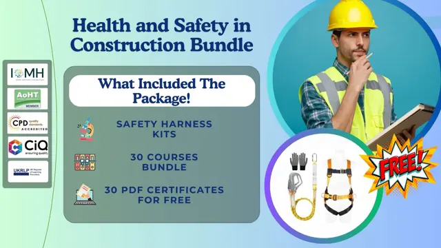 Health and Safety in Construction Bundle with Safety Harness Kits (Included)