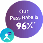 Our CIPD pass rate is 96%