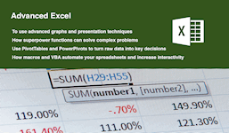 Advanced Excel Course Content