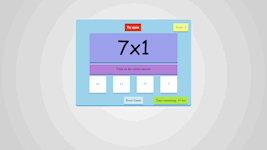Maths Game (HTML, CSS & JavaScript)