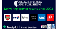 College of Media and Publishing logo