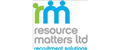 Resource Matters Ltd jobs
